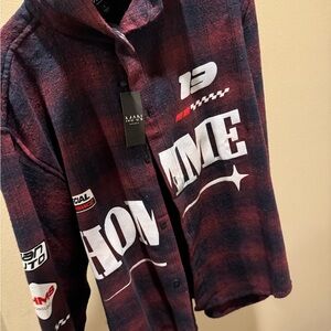 Red Plaid Men's Shirt
